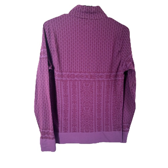 ATHLETA FASTEST TRACK 1/4 ZIP LONG SLEEVE WOMEN PURPLE TOP IN SIZE XL - Picture 3 of 4